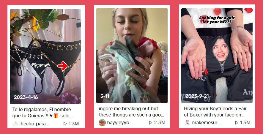 仪式感炸裂！定制情趣内衣礼赠海外爆火，TikTok百万人围观(图4)